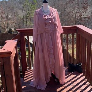 Jessica Howard mauve prom dress size 20W🤩